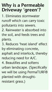 benefits of green driveway