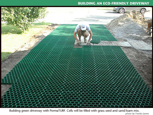 Eco Friendly Green Driveways - A Living Permeable Driveway, Porous and 