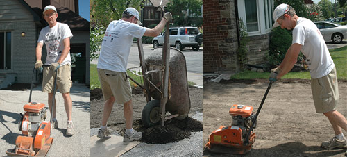compact gravel and soil