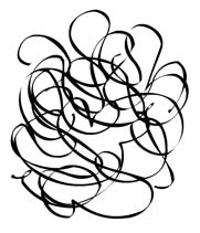 Scribble drawing by Franke James