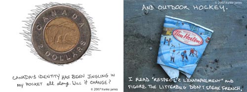tim hortons cup and twoonie