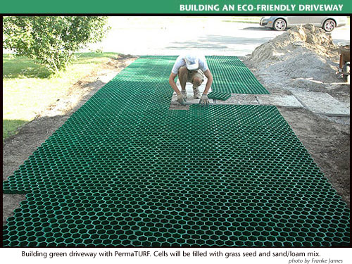 How to Build a Green Driveway in a Long Weekend Franke James
