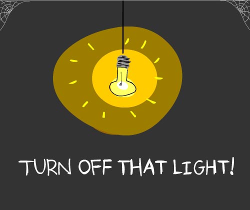 turn the lights off