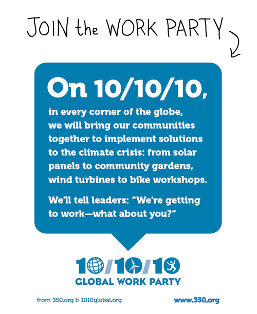 10/10/10 Poster from 350.org