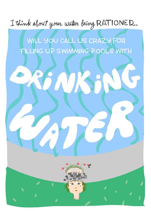 franke james illustration of swimming pool will you call us crazy for filling up swimming pools with drinking water