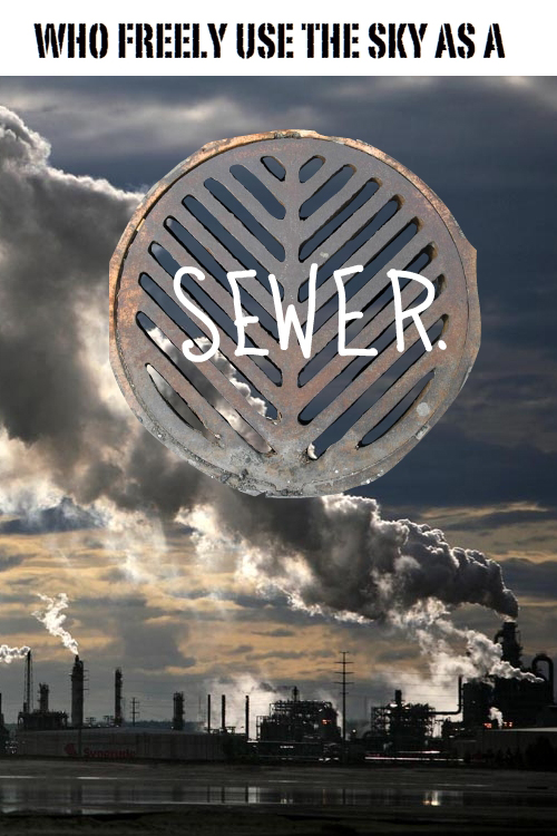 photo of  sewer grate by Franke James. Tar sands photo by greenpeace