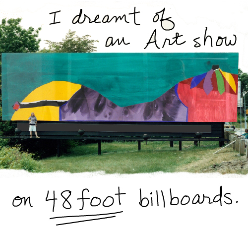 imaginary billboard franke james;