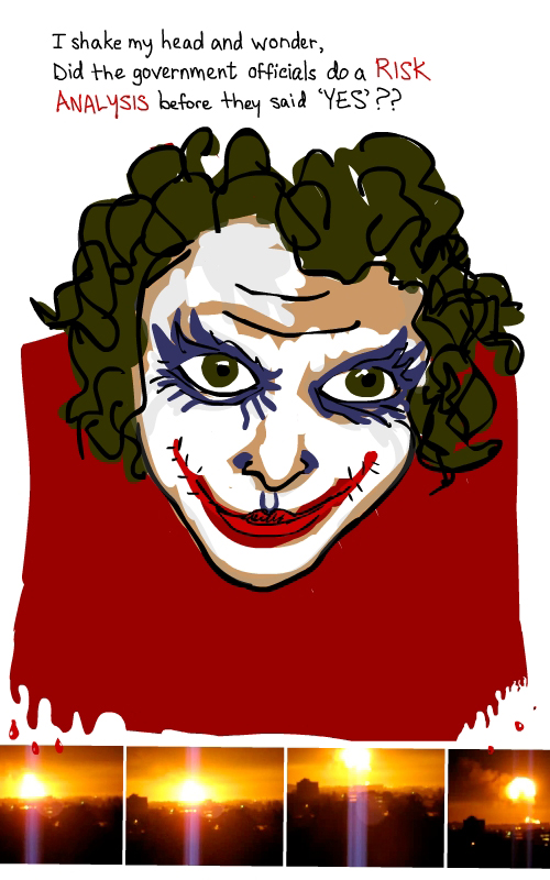 drawing of joker by Franke James