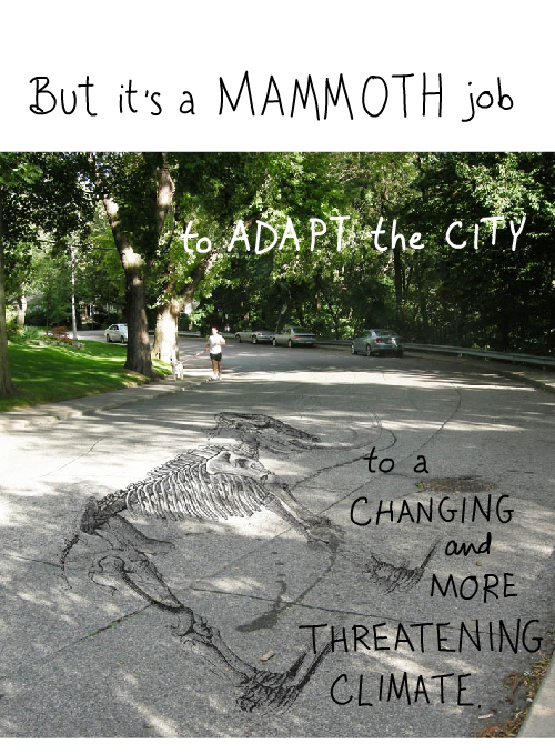 mammoth job mammoth superimposed on Franke James road photo