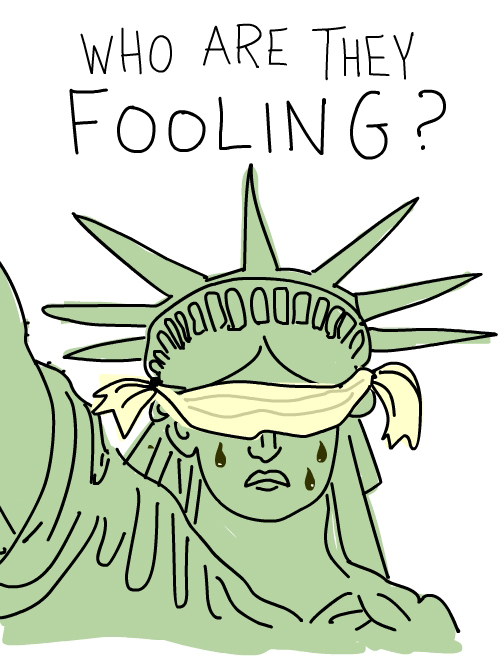 Statue of Liberty with statue of liberty face drawing. Statue of Liberty with
