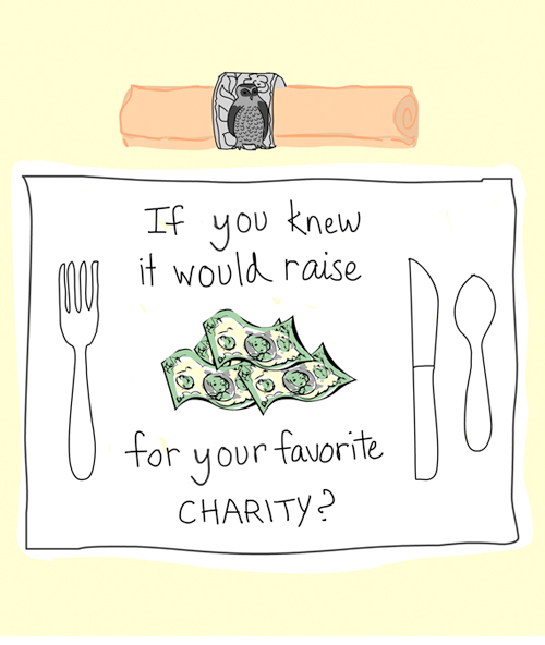 Dinner with a Stranger visual essay by Franke James illustration by Franke James