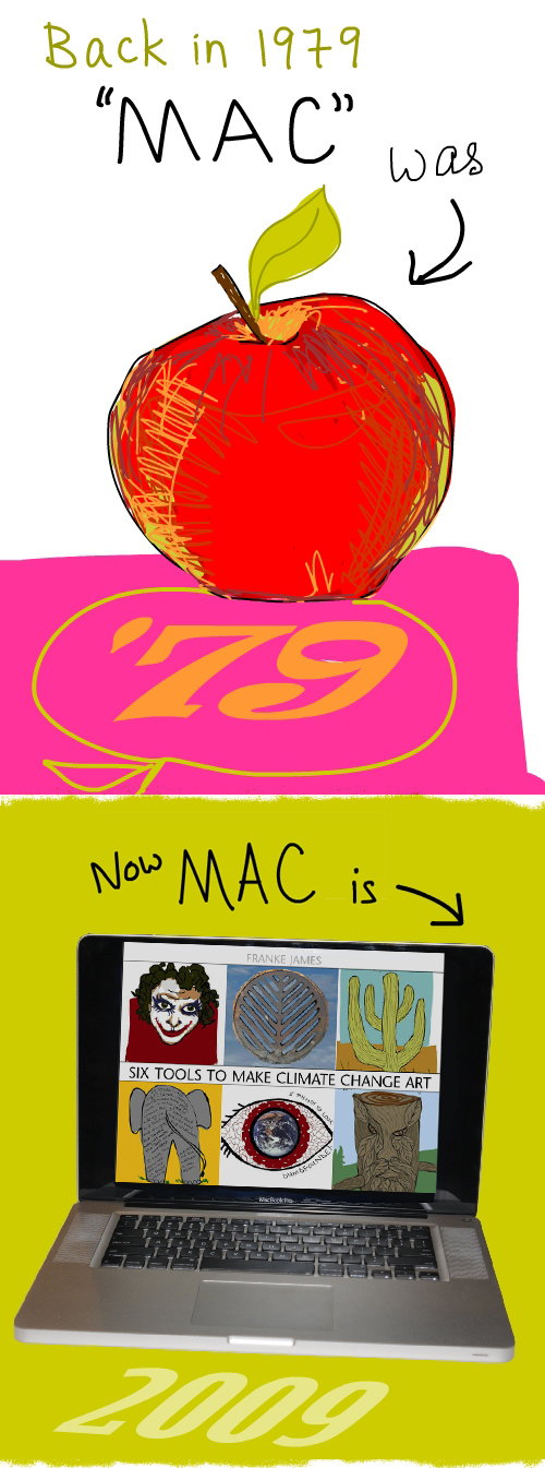 apple drawing and laptop photo by Franke James