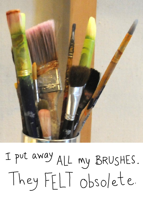 photo of paintbrushes by Franke James