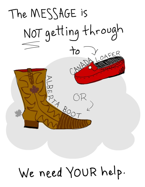 shoe and boot smog illustration by Franke James