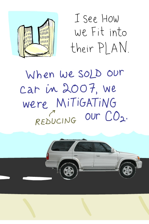 sold car, reduced co2 Franke James photo