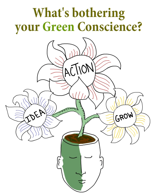 green conscience illustration by Franke James
