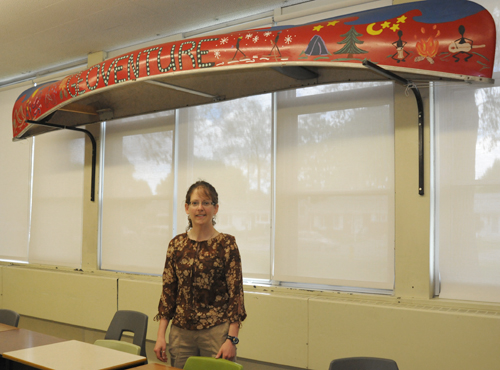 Gayle Miller, Science teacher at Moira High School photo by Franke James