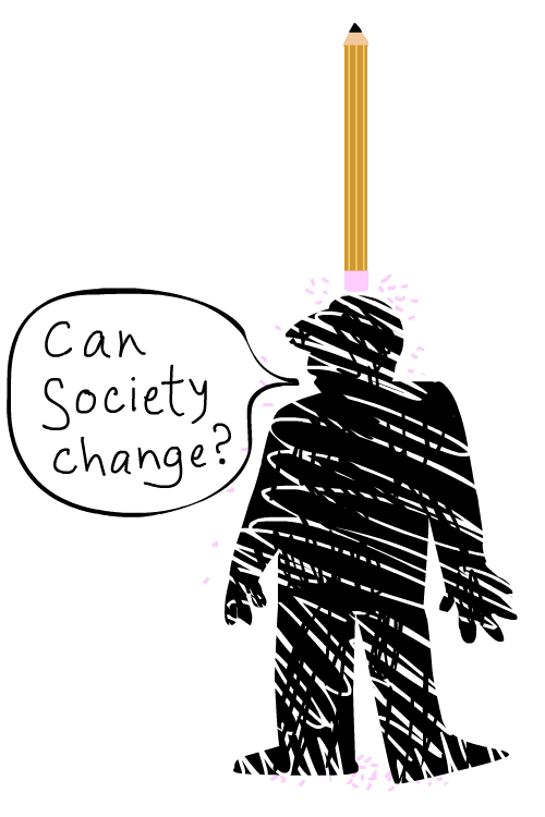can society change illustration by Franke James