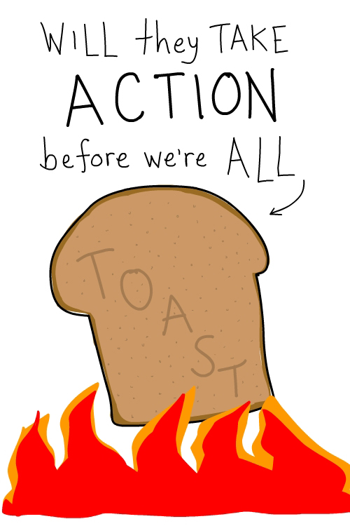 toast toast drawing by Franke James
