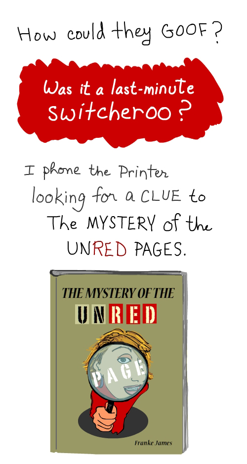 Mystery book cover illustration by franke james