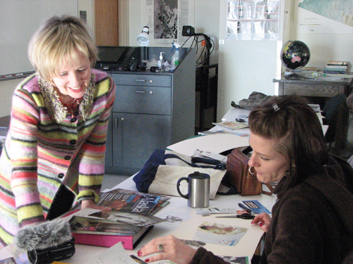 Photo of Franke James by Kevin Gilford at University of Colorado workshop