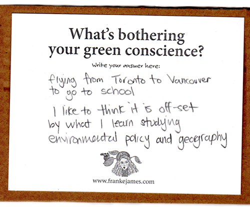flying response card