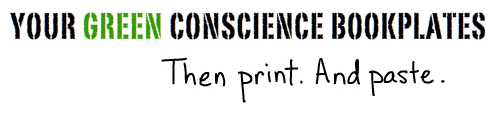 your green conscience bookplates header