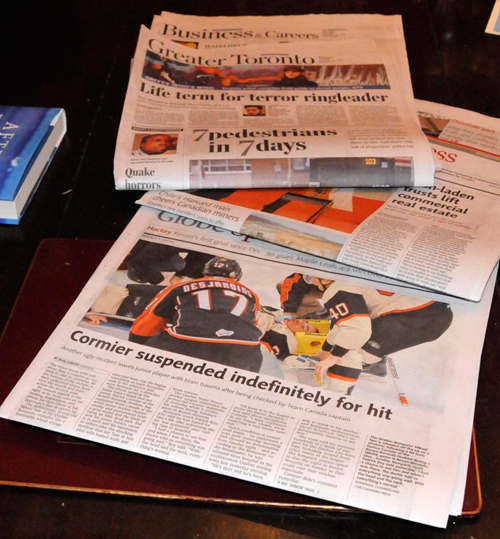 newspapers photo by Franke James