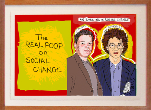 The Real Poop on Social Change illustration by Franke James;
