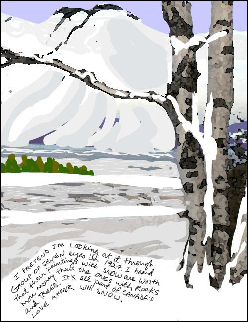 Illustration by Franke James 2007 inspired by Group of Seven
